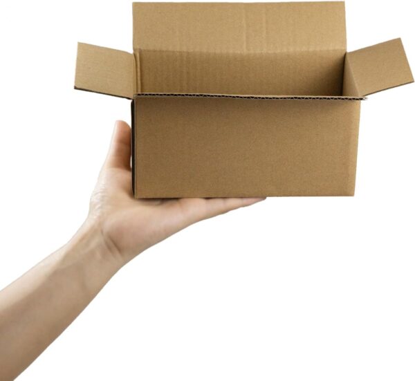 50 Pack Small Brown Shipping Boxes, 8x4x4 Inches - Image 5