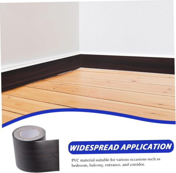 Black PVC Baseboard Sticker Rolls - 2 Pack - Image 9