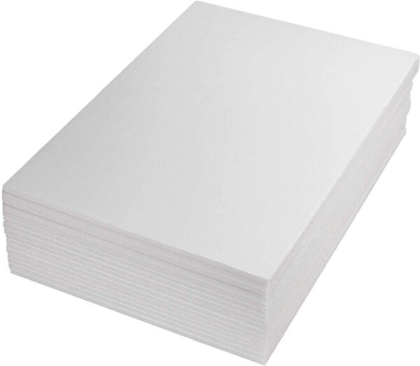 16 Pack Foam Boards, 11.7x16.5in, 3/16in Thick, White, Wedding/Christmas