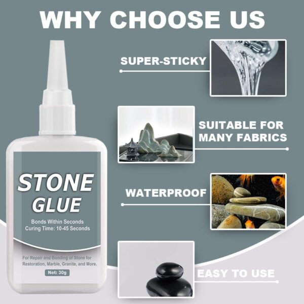 30g Waterproof Stone Glue for Landscaping and Crafts - Image 5