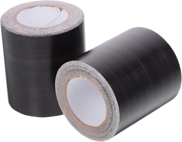 Black PVC Baseboard Sticker Rolls - 2 Pack