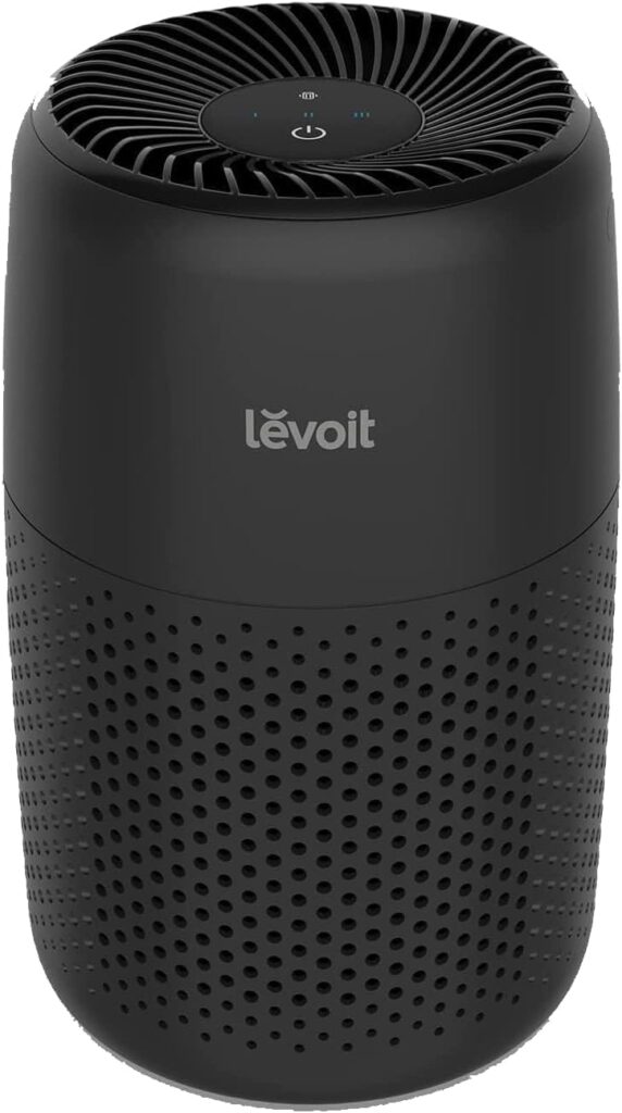 LEVOIT 3-in-1 Air Purifier for Bedroom, Portable, Black