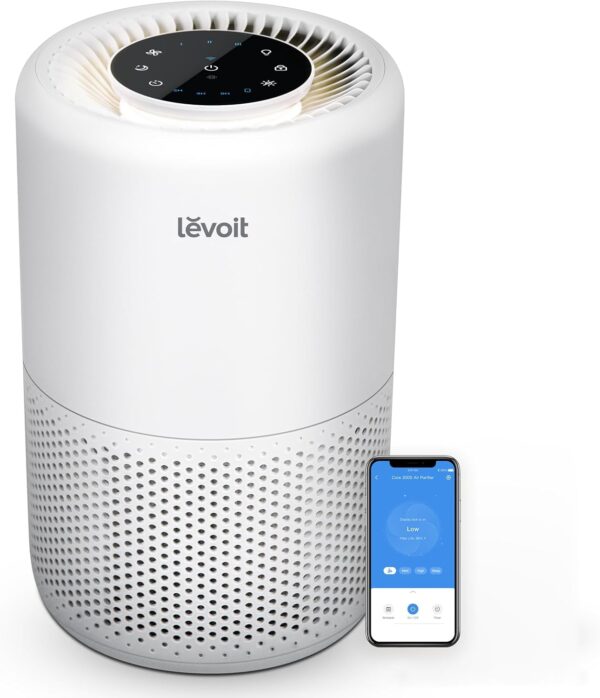 LEVOIT Smart WiFi Air Purifier, 916 Sq.Ft Coverage, 3-in-1 Filter