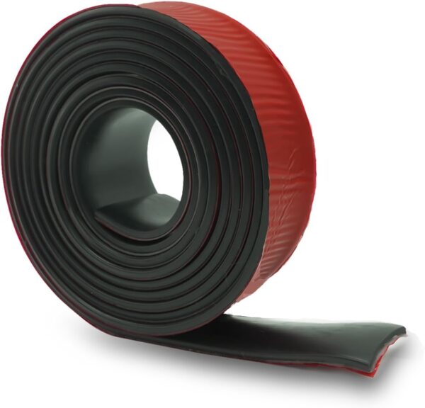 Neoprene Rubber Strips with Adhesive Backing (W:1",T:1/12",L:10')