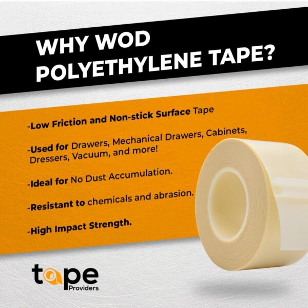 WOD Slick Tape: 3/4" x 10 ft, Aggressive Adhesive - Image 2