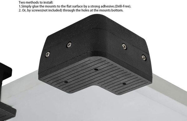 Renogy Solar Panel Corner Mounting Brackets for Various Applications - Image 2