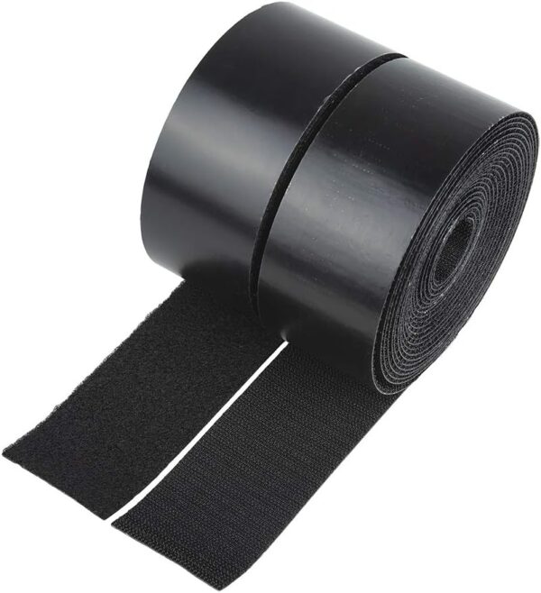 1" Hook and Loop Tape - 5.5 Yards - Black - Image 8