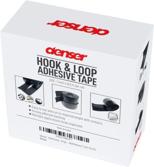 1" Hook and Loop Tape - 5.5 Yards - Black - Image 6