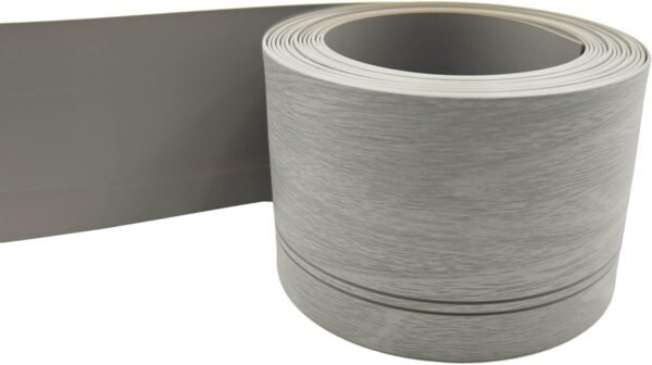 Vinyl Flexible Wall Base Molding, 19.68ft L, Double Crease Design - Image 6