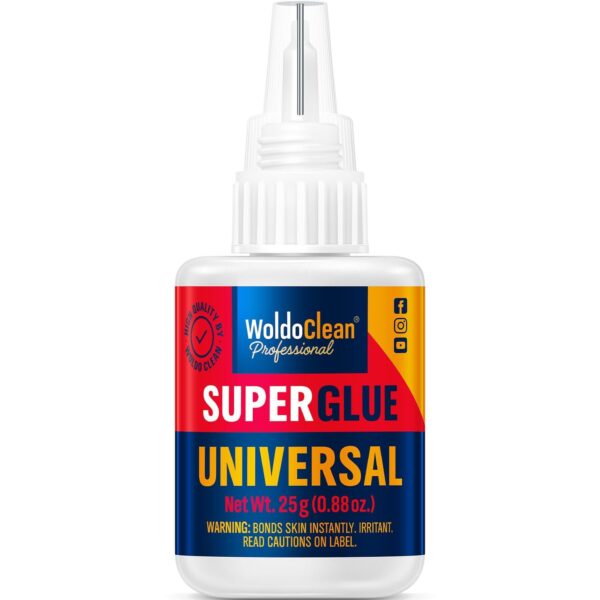 Extra Strong Waterproof Clear Glue 0.88oz - Heat-Resistant, Precise Nozzle