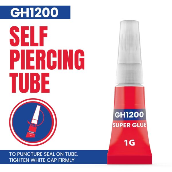 12g Super Glue with Anti Clog Cap for DIY Craft - Image 5