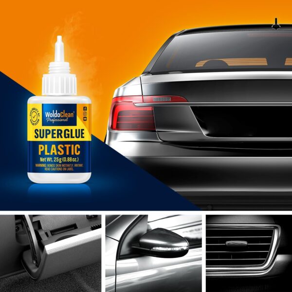 25g Super Glue: Instant Strength, Waterproof, Heat-Resistant, Clear - Image 5