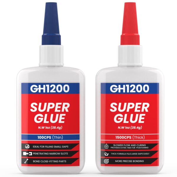 GH1200 57g Super Glue All Purpose with Anti Clog Cap