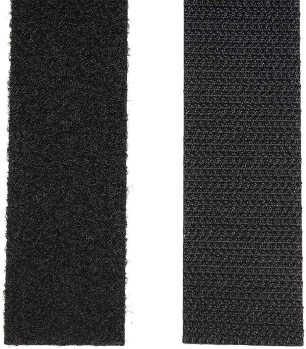 1" Hook and Loop Tape - 5.5 Yards - Black - Image 3