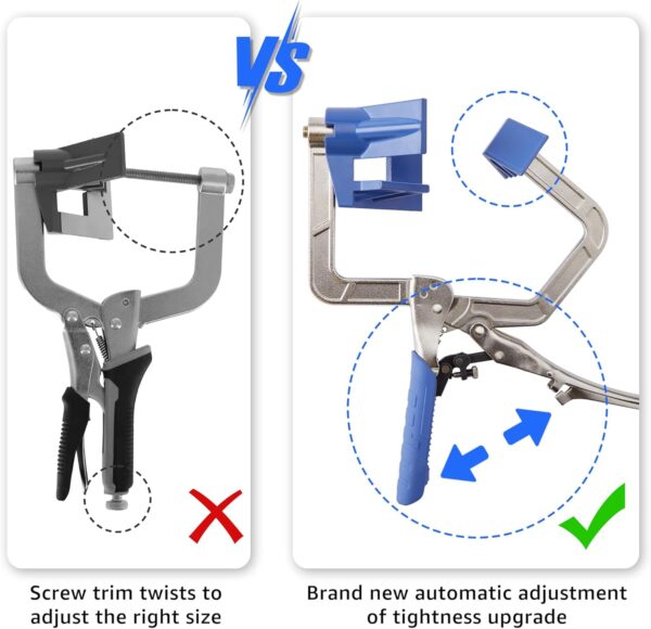 Dragonite 11 Inch Right Angle Clamp for Woodworking, Welding - Image 4