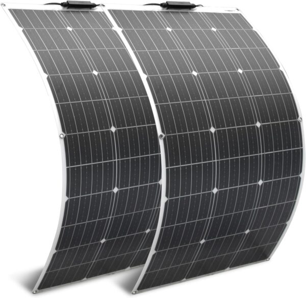 200W Flexible Solar Panel for Marine, RV, Boat, Trailer