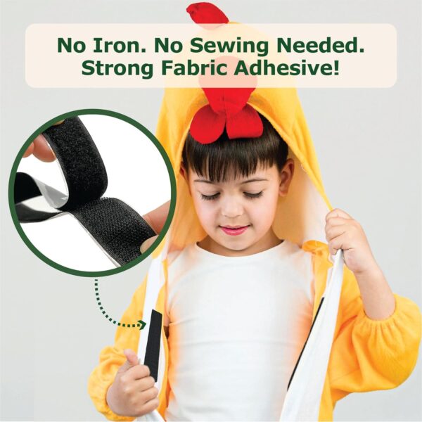 Adhesive Fabric Strips for No-Sew Clothes and Curtains - Image 3