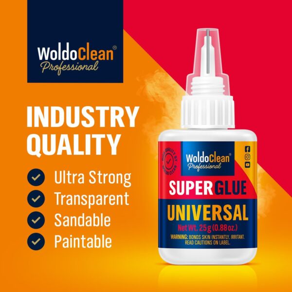 Extra Strong Waterproof Clear Glue 0.88oz - Heat-Resistant, Precise Nozzle - Image 2