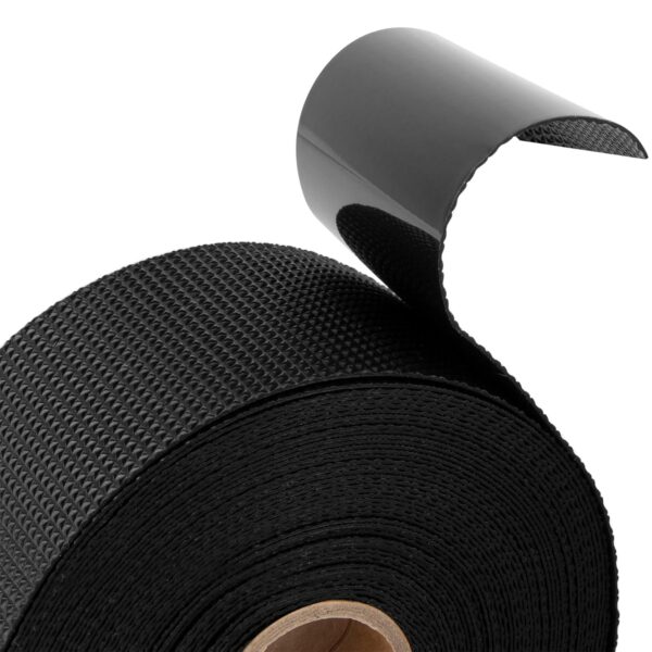 Black Rubber Grip Tape for Indoor & Outdoor Handles, 2In x 33Ft