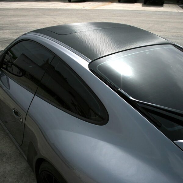 LZLRUN 3D Carbon Fiber Vinyl Wrap - 12"x60" - Black - Image 3