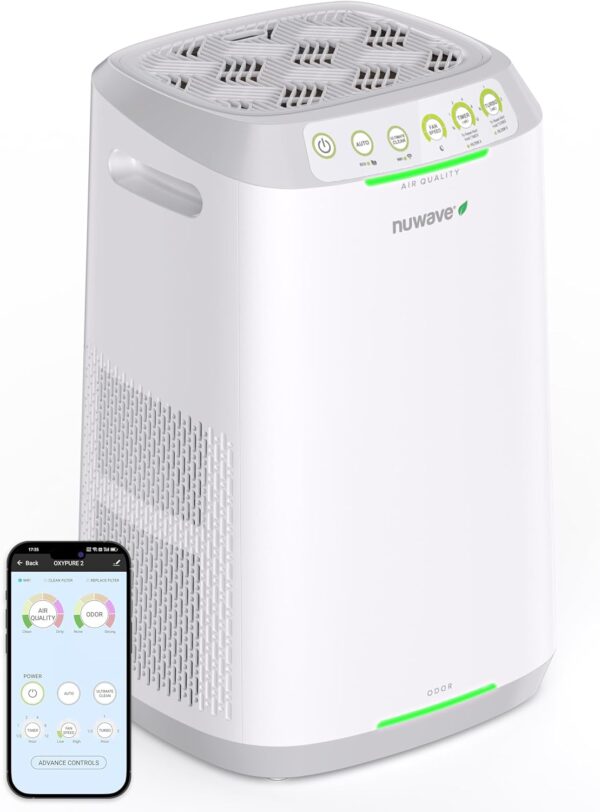 Nuwave Oxypure Air Purifier: Large Room, Smart Cleaner, App Control