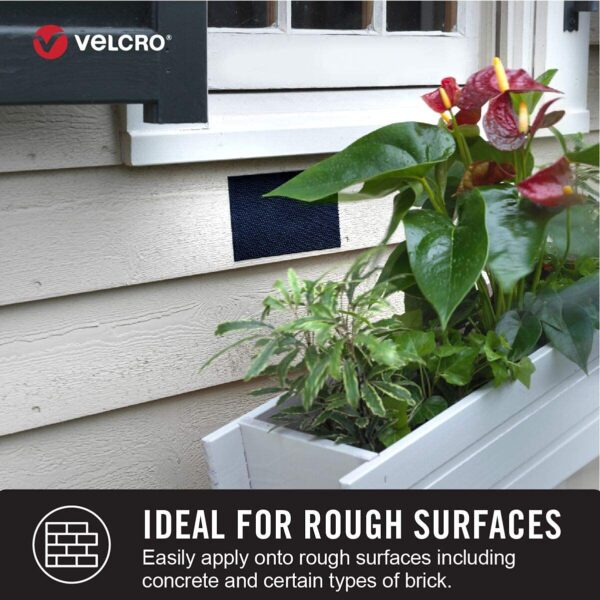 VELCRO Brand Outdoor Mounting Tape | 20Ft x 1 In | Holds 15 lbs - Image 5