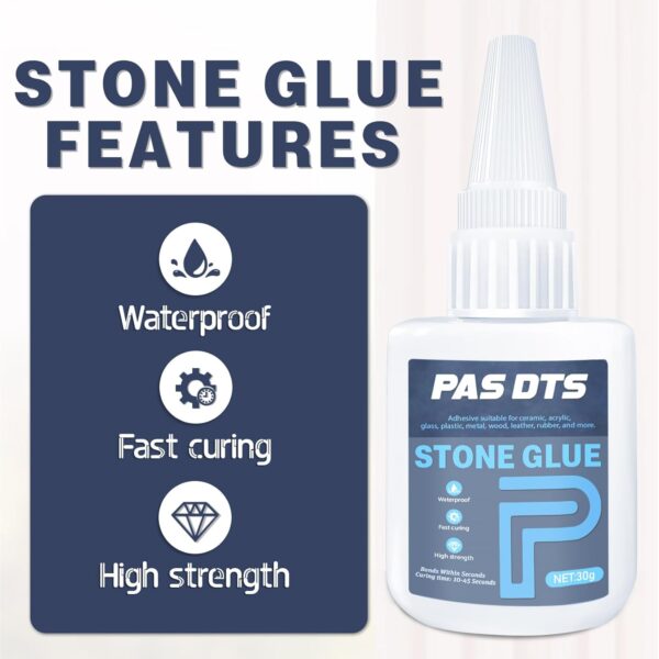 30g Clear Waterproof Stone Glue for Strong Bonding - Image 3