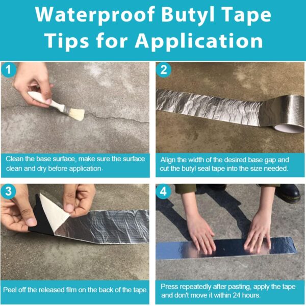 Waterproof Butyl Tape 2" x 16ft for Outdoor Repairs - Image 7