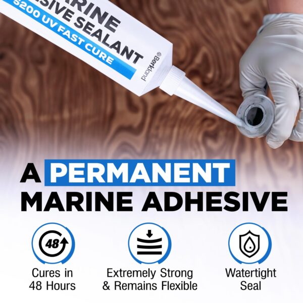 Marine Adhesive Sealant 5200 Fast Cure (White) - 3 oz - Image 2