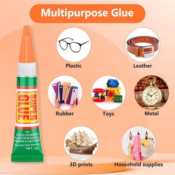 36 x 3g Super Strong All-Purpose Clear Gel Glue - Image 5