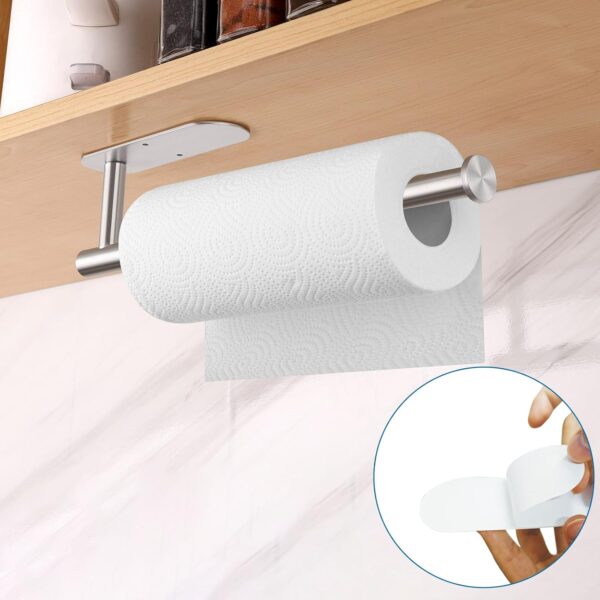 12 Self Adhesive Strips for Paper Towel Holder, 5.57x1.69 Inches - Image 3