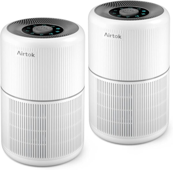 2 Pack HEPA Air Purifier for Home Bedroom