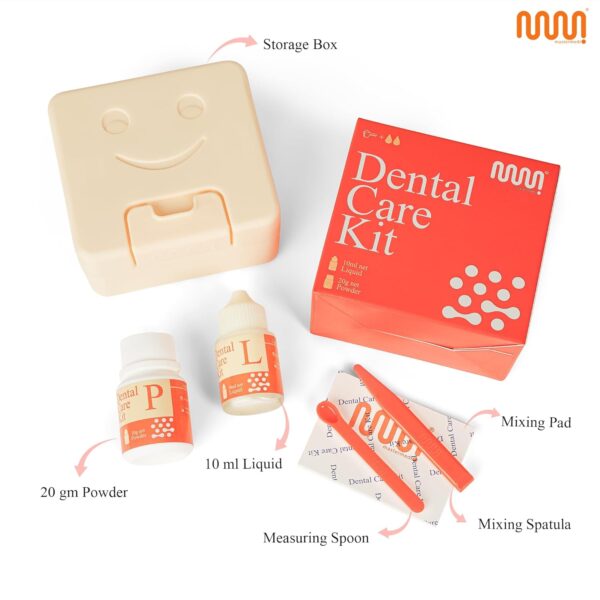 Zinc Oxide Eugenol Dental Cement Kit for Crowns & Bridges - Image 2