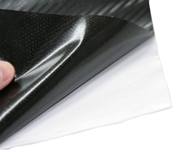 LZLRUN 3D Carbon Fiber Vinyl Wrap - 12"x60" - Black - Image 9