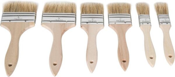 ETERNA 6Pack Chip Paint Brush Set for Various Surfaces