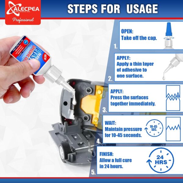 30g Plastic Glue - Ultra-Strong Adhesive for Various Materials - Image 5