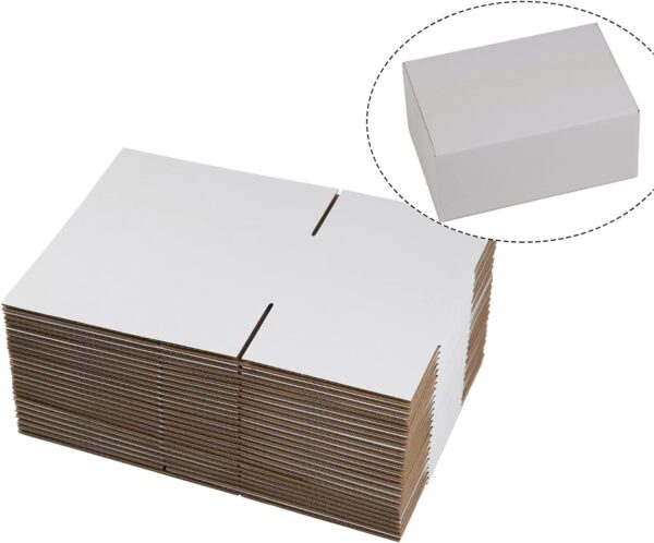 White Shipping Boxes 9x6x4 Inches, 25 Pack - Image 4