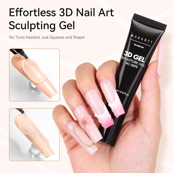 Makartt 3D Gel Nail Glue for Winter Nail Art - Image 4