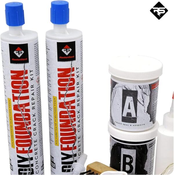 RadonSeal Crack Repair Kit: Fix Basement Wall Cracks at Home - Image 6