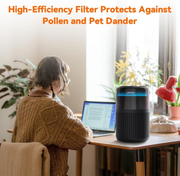 AIRROMI Air Purifier: HEPA Filter, Quiet, Covers 549 Ft² - Image 6