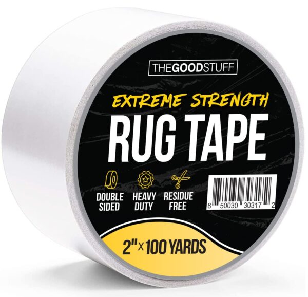 Double Sided Rug Tape for Hardwood Floors (2"x100yd)