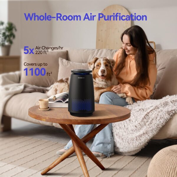 Portable Air Purifier with HEPA Filter, Sleep Mode, Aromatherapy - Image 2