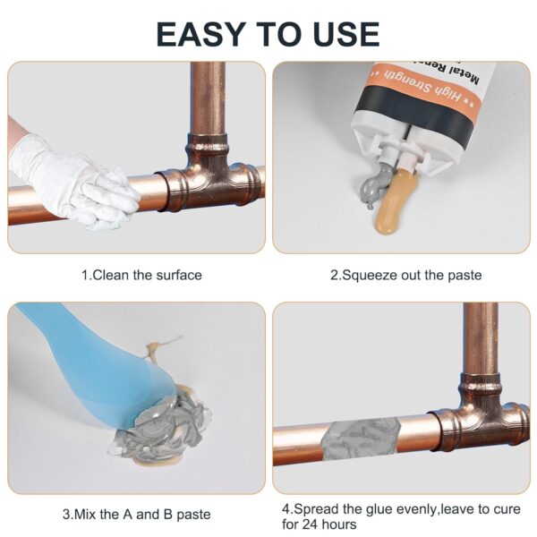 3Pcs Heavy Duty Metal Glue Set, 2.82oz, Waterproof - Image 6