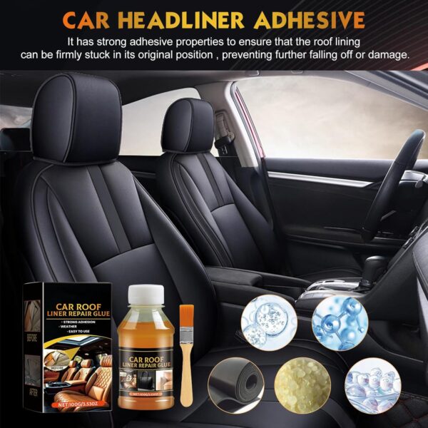 Car Headliner Repair Glue 100ml - Upholstery Adhesive - Image 2