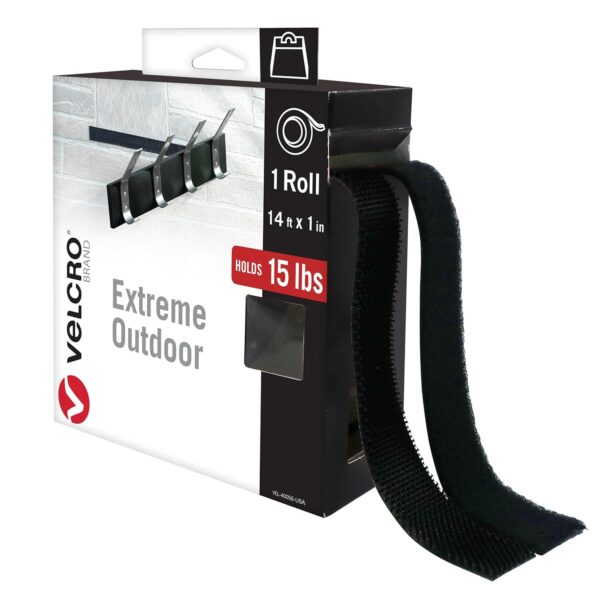 VELCRO Brand Extreme Outdoor Mounting Tape | 15lb Capacity |14Ft Roll