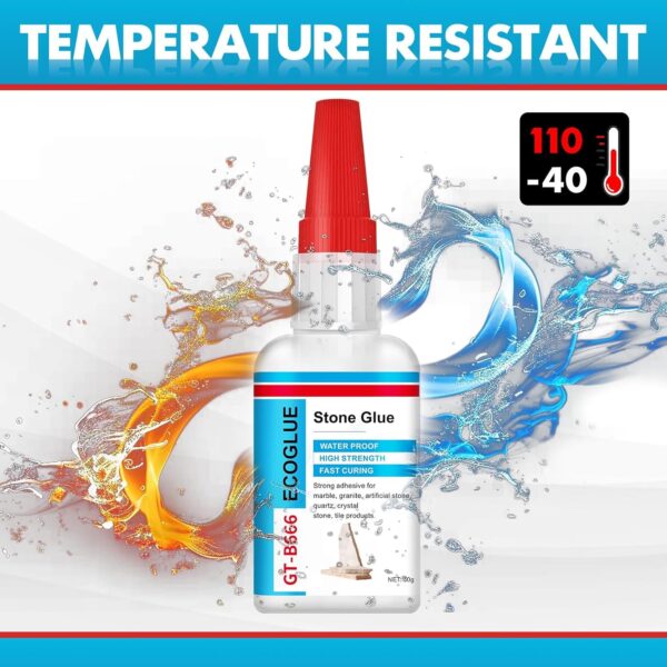 30gx2 Stone Glue Clear: Fast-Curing, Weatherproof Adhesive - Image 7