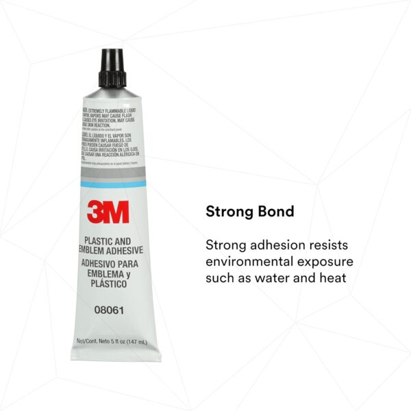 3M Plastic & Emblem Adhesive, 08061, 5 oz Tube - Image 2