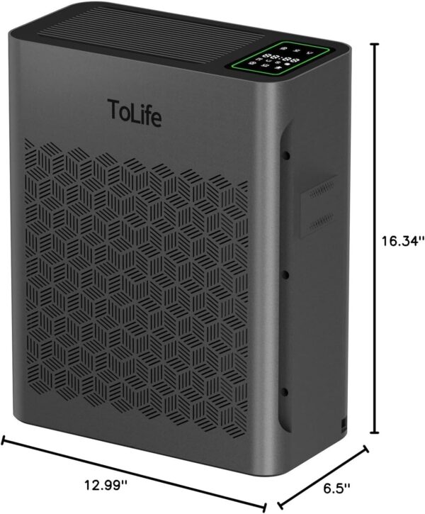 ToLife Large Room Air Purifier with PM 2.5 Display - Image 9