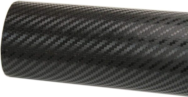 LZLRUN 3D Carbon Fiber Vinyl Wrap - 12"x60" - Black - Image 6