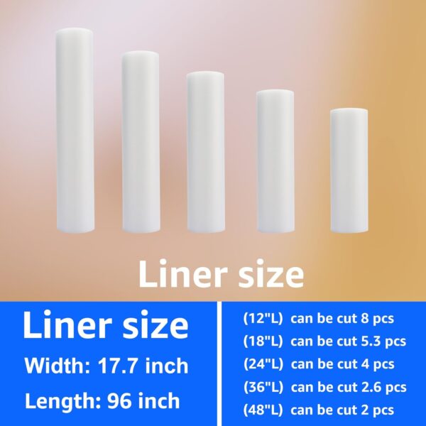 Clear Waterproof Shelf Liners, 17.7 x 96 inch, Non-Adhesive - Image 8